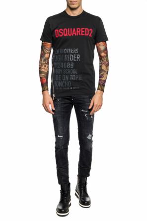 T-shirt with a printed logo, zdjęcie 2 T-shirt with a printed logo od Dsquared2